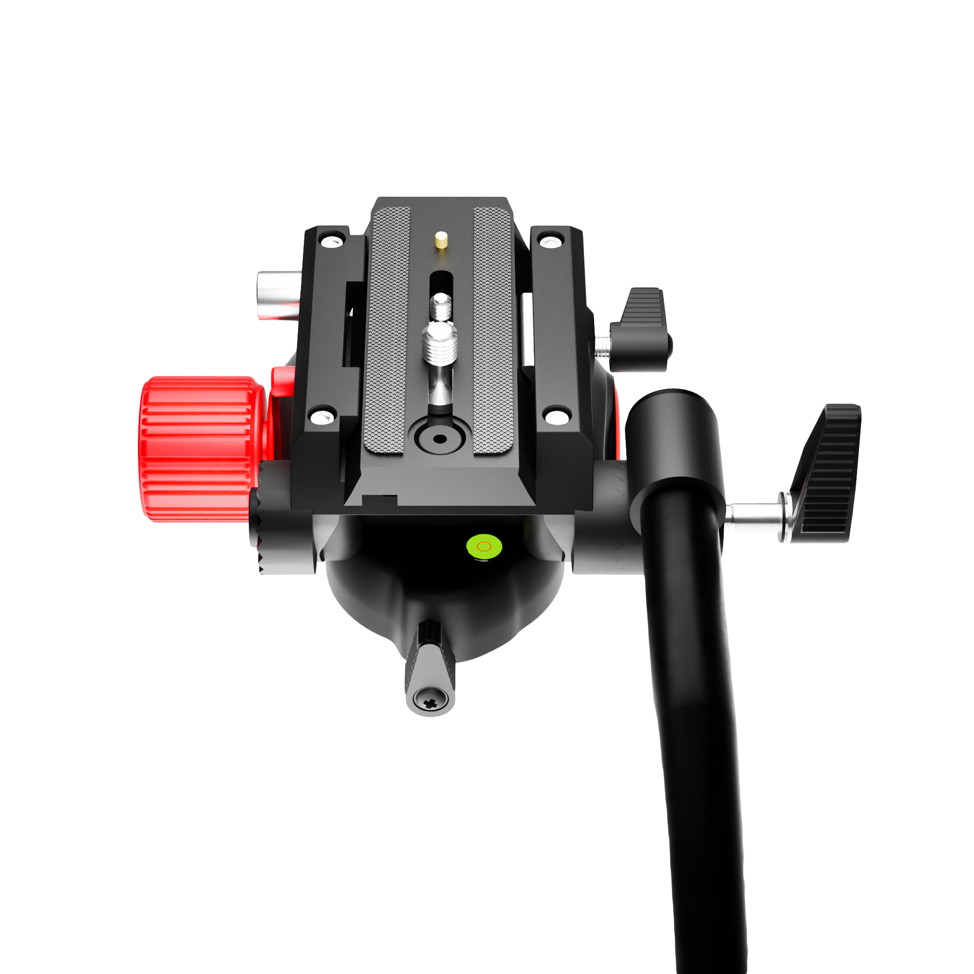 WELBORN WB-HD-004MFH Professional Fluid Tripod Head – 10KG Load Capacity, Smooth Pan Tilt Head with Quick Release for DSLR & Video Cameras