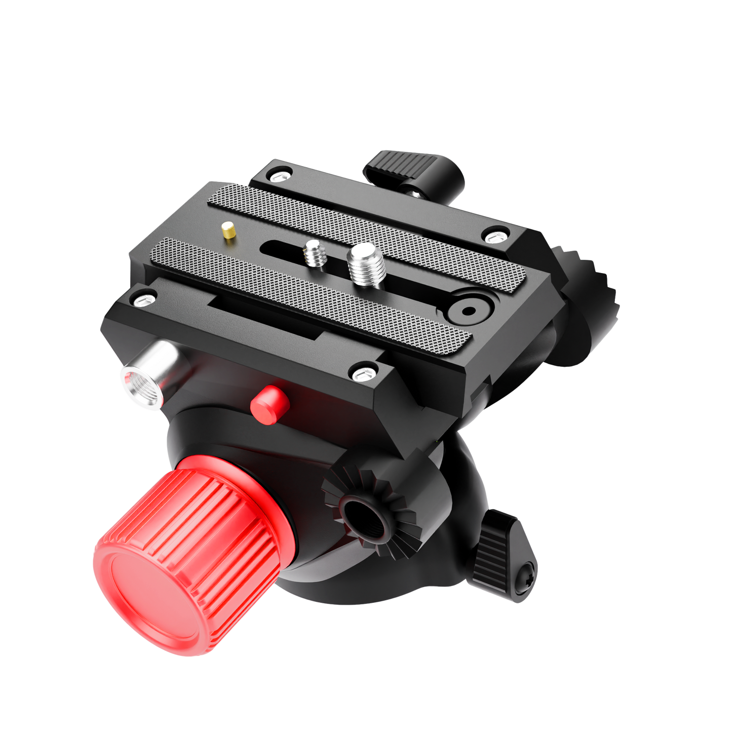 WELBORN WB-HD-004MFH Professional Fluid Tripod Head – 10KG Load Capacity, Smooth Pan Tilt Head with Quick Release for DSLR & Video Cameras