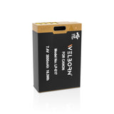 WELBORN LP-E17 (3800 mAh) Platinum Lithium-ion Battery with C Type USB Charging Port Compatible Canon Camera EOS M3 M5 M6 77D 200D 750D 760D 800D 8000D 9000D Rebel T6s T6i T7i SL2 Kiss X8i