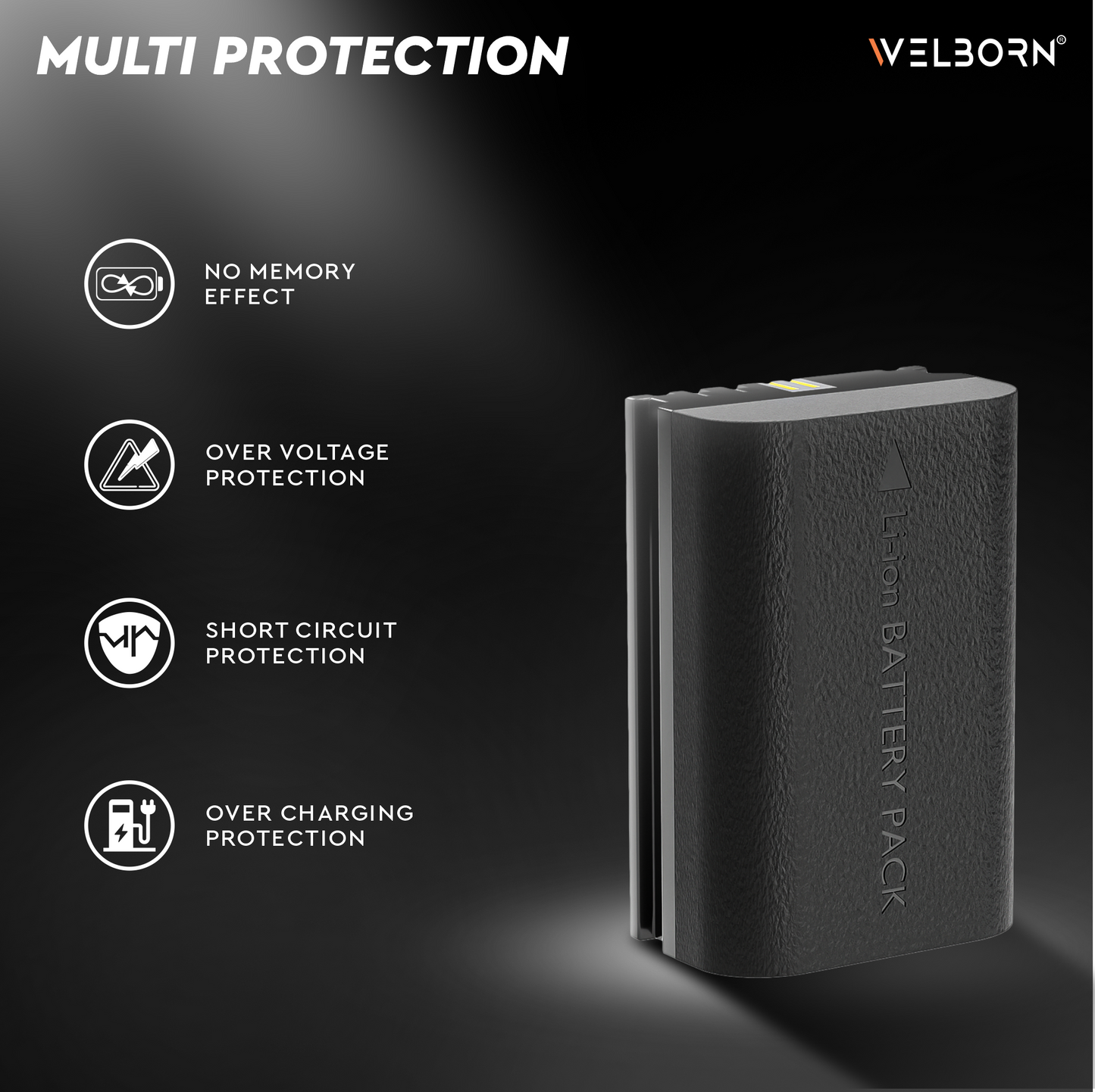 WELBORN Jumbo LPE6NH PRO (4000 mAh) Platinum Lithium-ion Battery for Canon EOS 5D Mark II III IV 5DS 5DS R 6D 60D 6D Mark II 7D 7D Mark II 70D 80D Cameras
