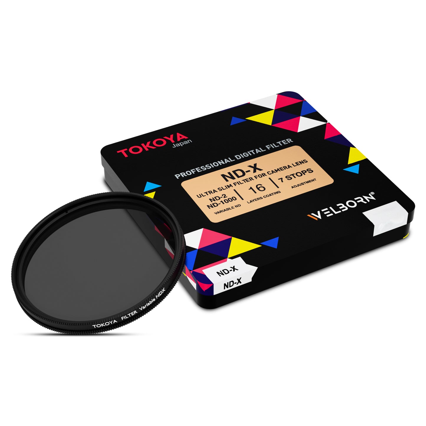 WELBORN Tokoya ND2 to ND400 Variable Neutral Density Filter
