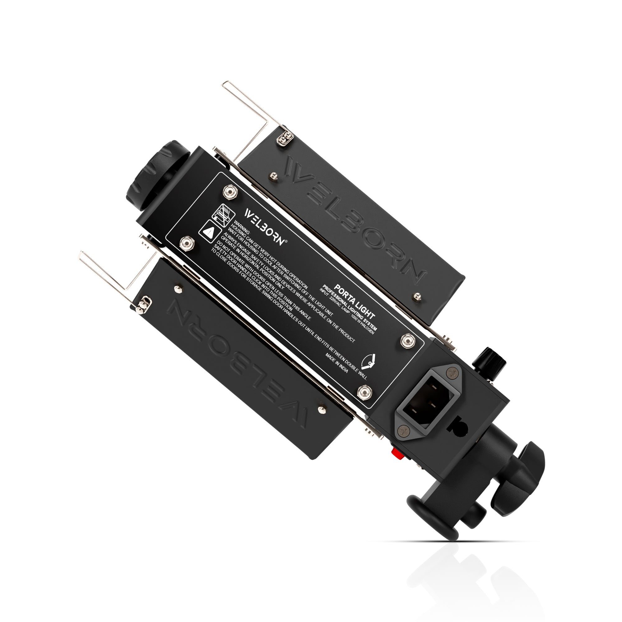 WELBORN Porta 1000 watt Halogen video light – High Power Continuous Studio Light, Warm Daylight Output, Professional Lighting for Photography, Videography, Film Making & Studio Shoots