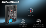 WELBORN Jumbo LP-E6NH (3000 mAh) Platinum Lithium-ion Battery for Canon EOS 5D Mark II III IV 5DS 5DS R 6D 60D 6D Mark II 7D 7D Mark II 70D 80D Cameras
