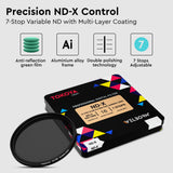 WELBORN Tokoya ND2 to ND400 Variable Neutral Density Filter