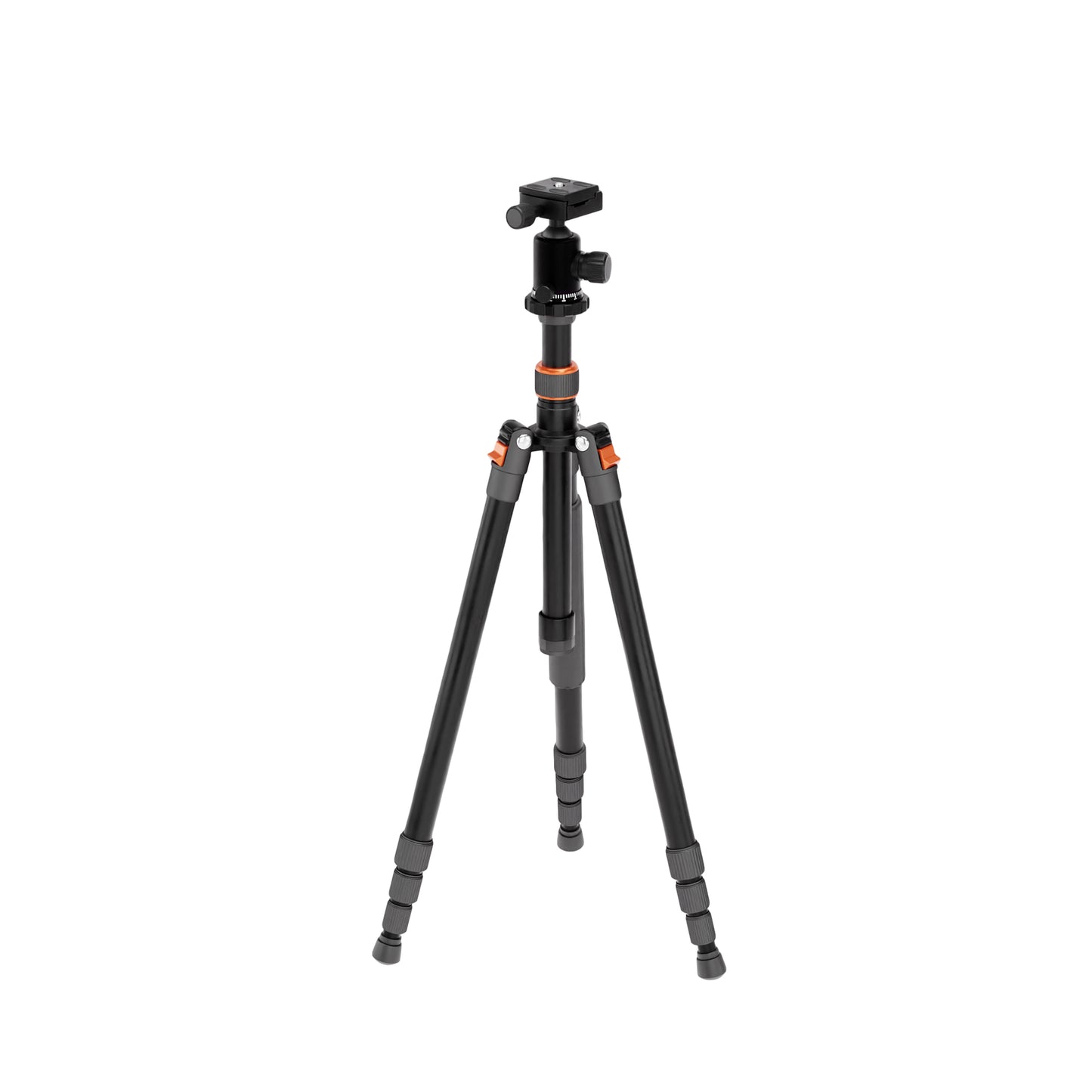 Welborn TR-525BH (60 Inch) Professional Aluminum Tripod Cum Monopod with Steady Rubberized Legs, Bubble Head for Adjustable Position Operating Height: 3200 mm Maximum Load Capacity: 7kgs (Black)