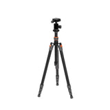 Welborn TR-525BH (60 Inch) Professional Aluminum Tripod Cum Monopod with Steady Rubberized Legs, Bubble Head for Adjustable Position Operating Height: 3200 mm Maximum Load Capacity: 7kgs (Black)