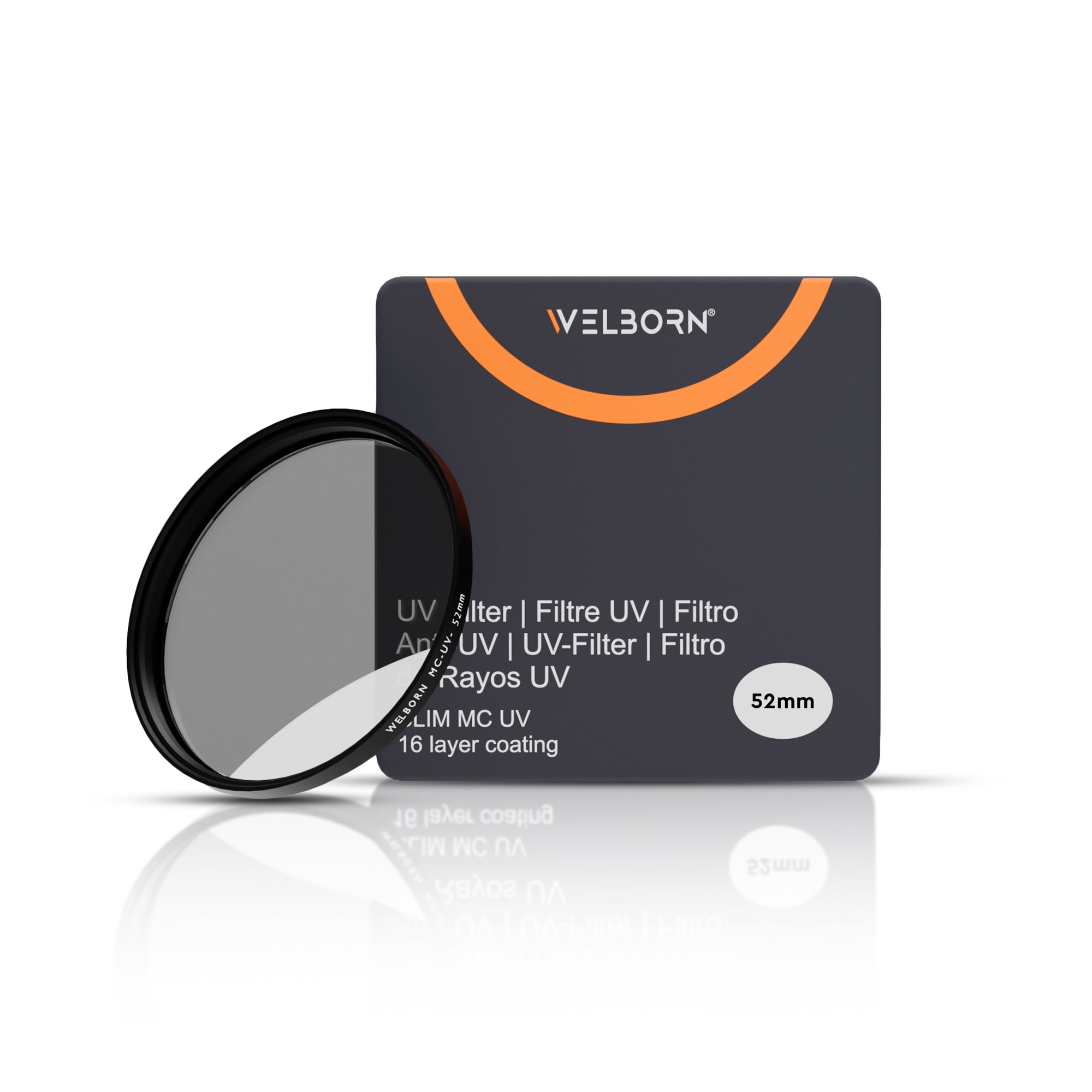 WELBORN UV Protection Lens Filters, Ultra Slim, Anti Scratch, Multi Coated 16 Layer for DSLR and SLR's