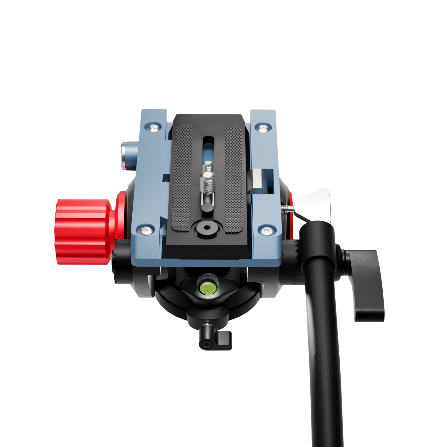 WELBORN WB-HD-550MFH Professional Tripod Head – 10KG Load Capacity, Smooth Pan & Tilt, Quick Release Plate for DSLR & Video Cameras