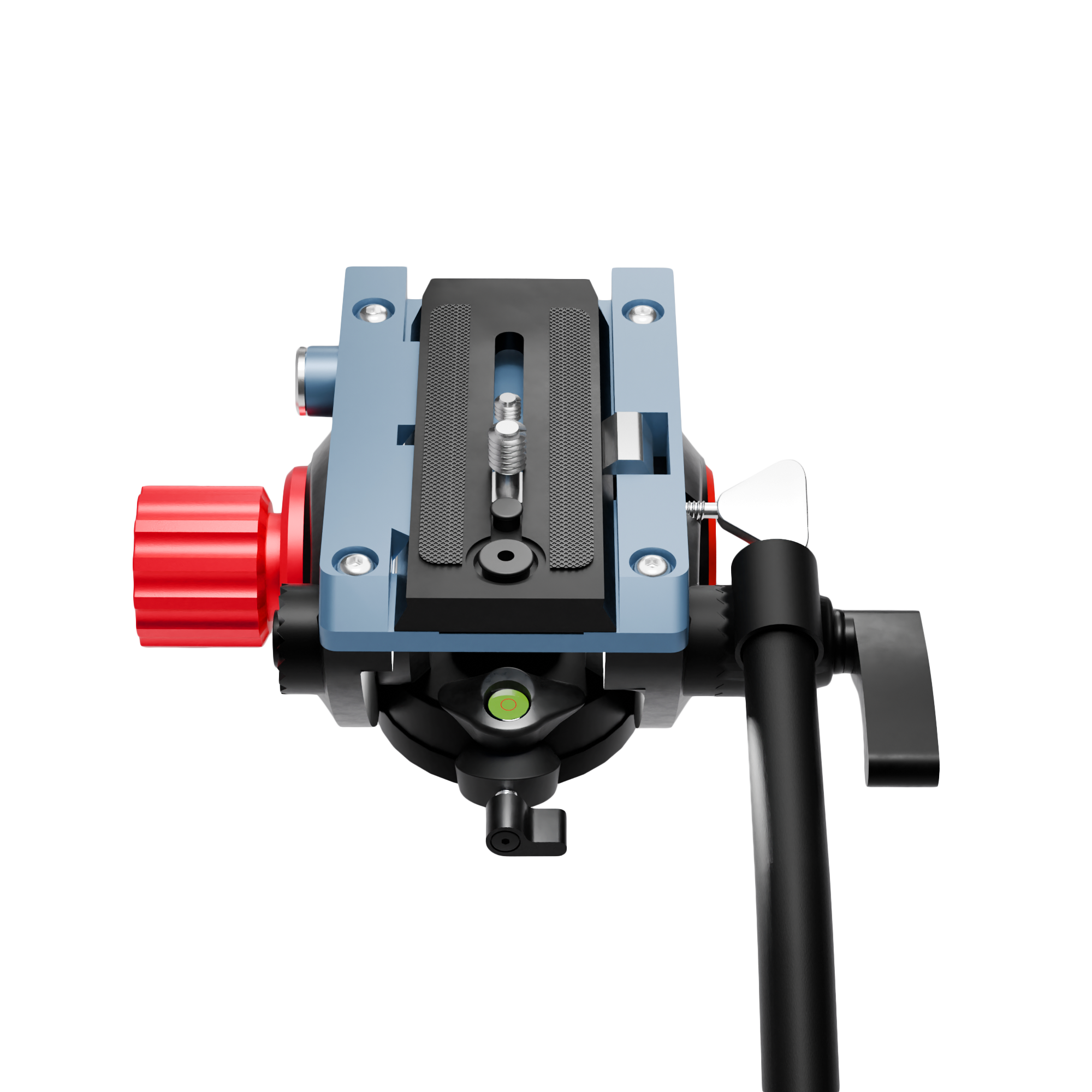 WELBORN WB-HD-550MFH Professional Tripod Head – 10KG Load Capacity, Smooth Pan & Tilt, Quick Release Plate for DSLR & Video Cameras