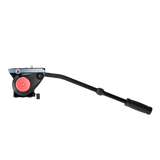 WELBORN WB-HD-550MFH Professional Tripod Head – 10KG Load Capacity, Smooth Pan & Tilt, Quick Release Plate for DSLR & Video Cameras