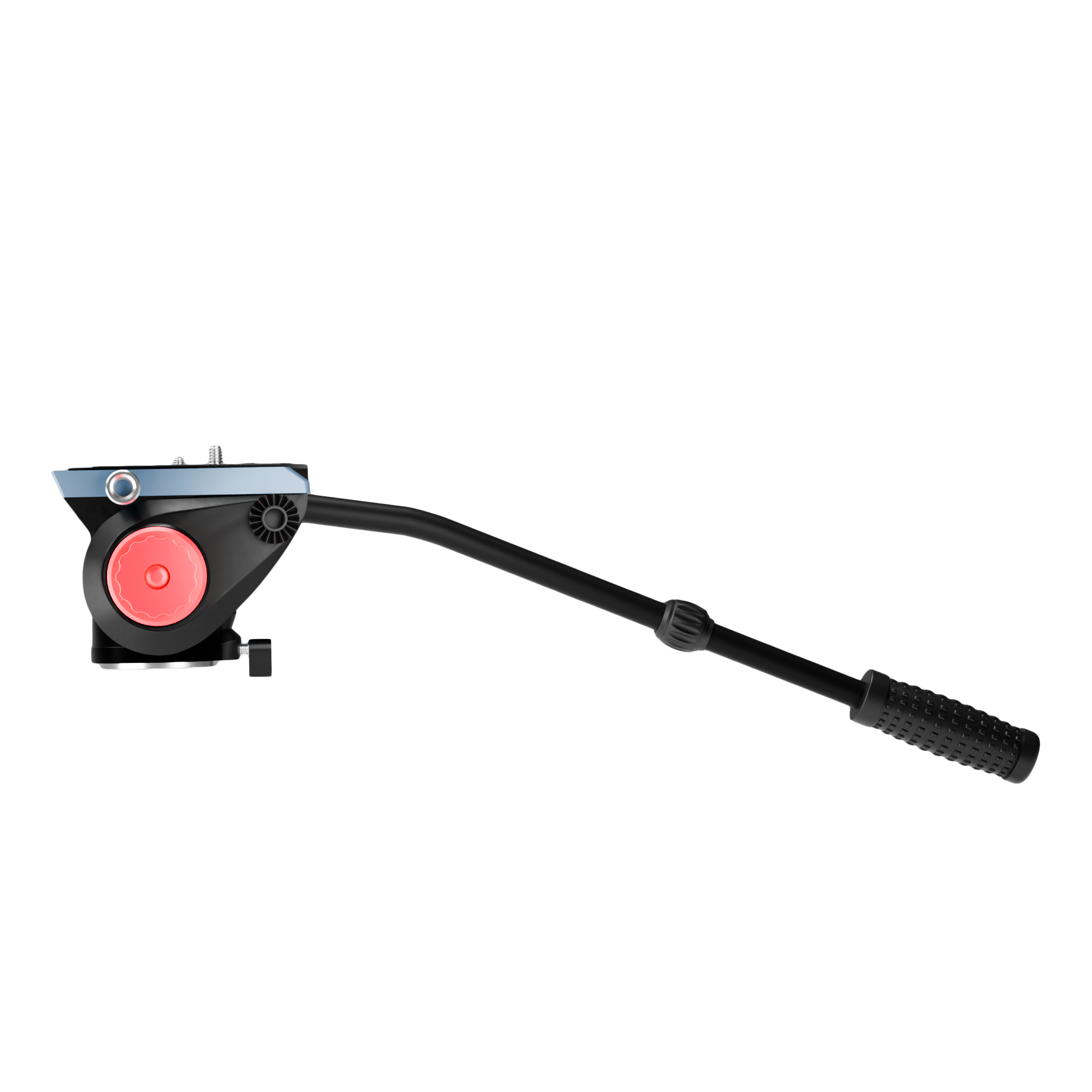 WELBORN WB-HD-550MFH Professional Tripod Head – 10KG Load Capacity, Smooth Pan & Tilt, Quick Release Plate for DSLR & Video Cameras