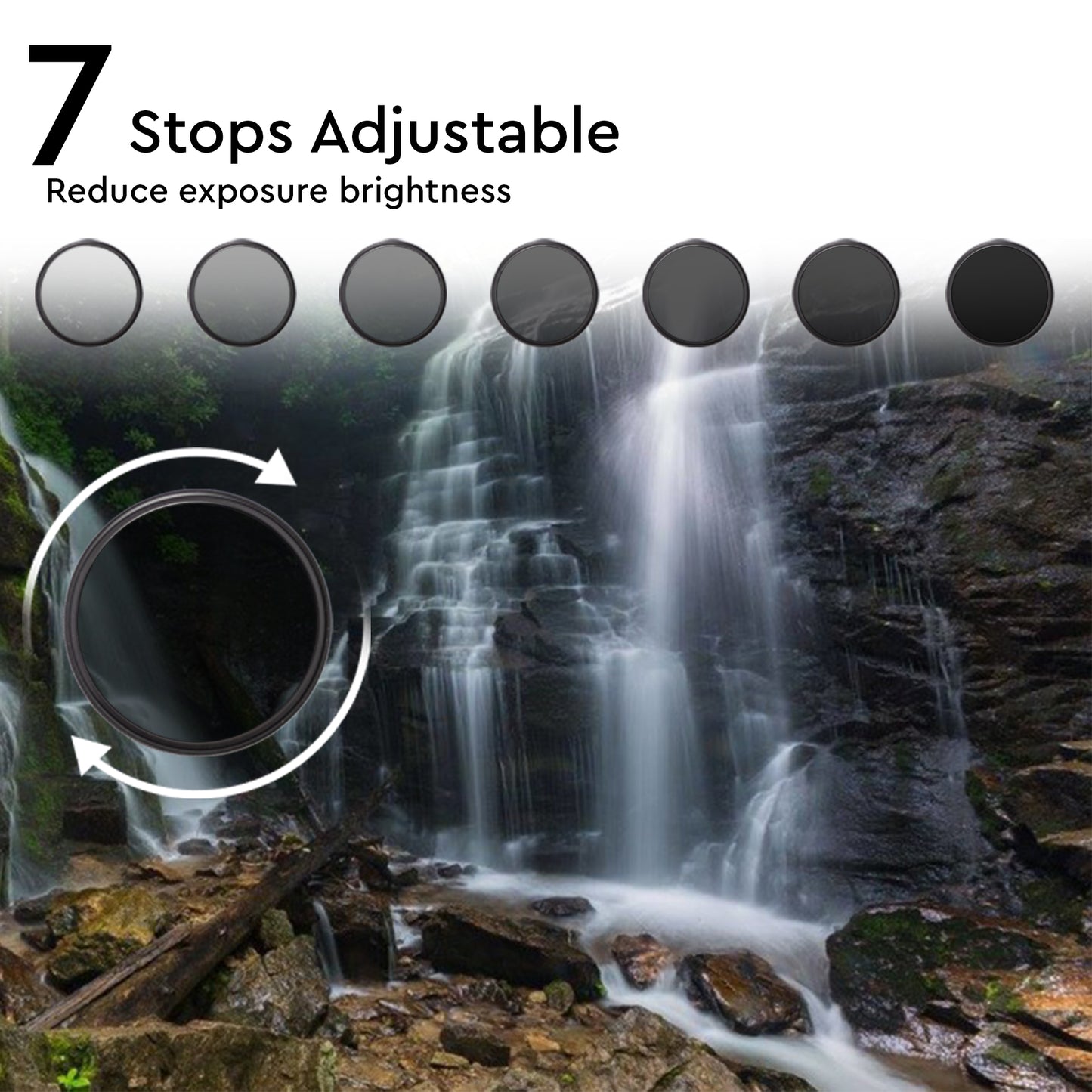 WELBORN Tokoya ND2 to ND400 Variable Neutral Density Filter