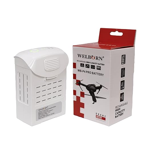 WELBORN 9000mAh Li-on Battery for Phantom 4 Pro, Phantom 4 Advanced, Phantom 4 Pro Plus, Phantom 4 Pro V2.0(Non-OEM)