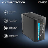 WELBORN BP-U60 Platinum Camera Battery for Sony PMW-100, PMW-160, PMW-200, PMW-300, PMW-EX1, PMW-EX3, PMW-F3, PXW-FS5, PXW-FS7 Cameras(25800mAh)
