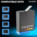 Welborn Platinum 2200mAh Rechargeable Battery Pack for GoPro Hero 8 Black (WB-AB-ADT801)