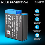 Welborn Platinum 2200mAh Rechargeable Battery Pack for GoPro Hero 8 Black (WB-AB-ADT801)