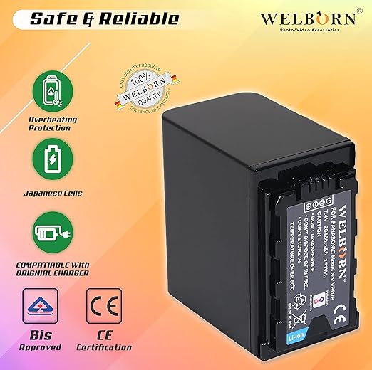 WELBORN VW-VBD78 Platinum Camera Battery (2400mAh)