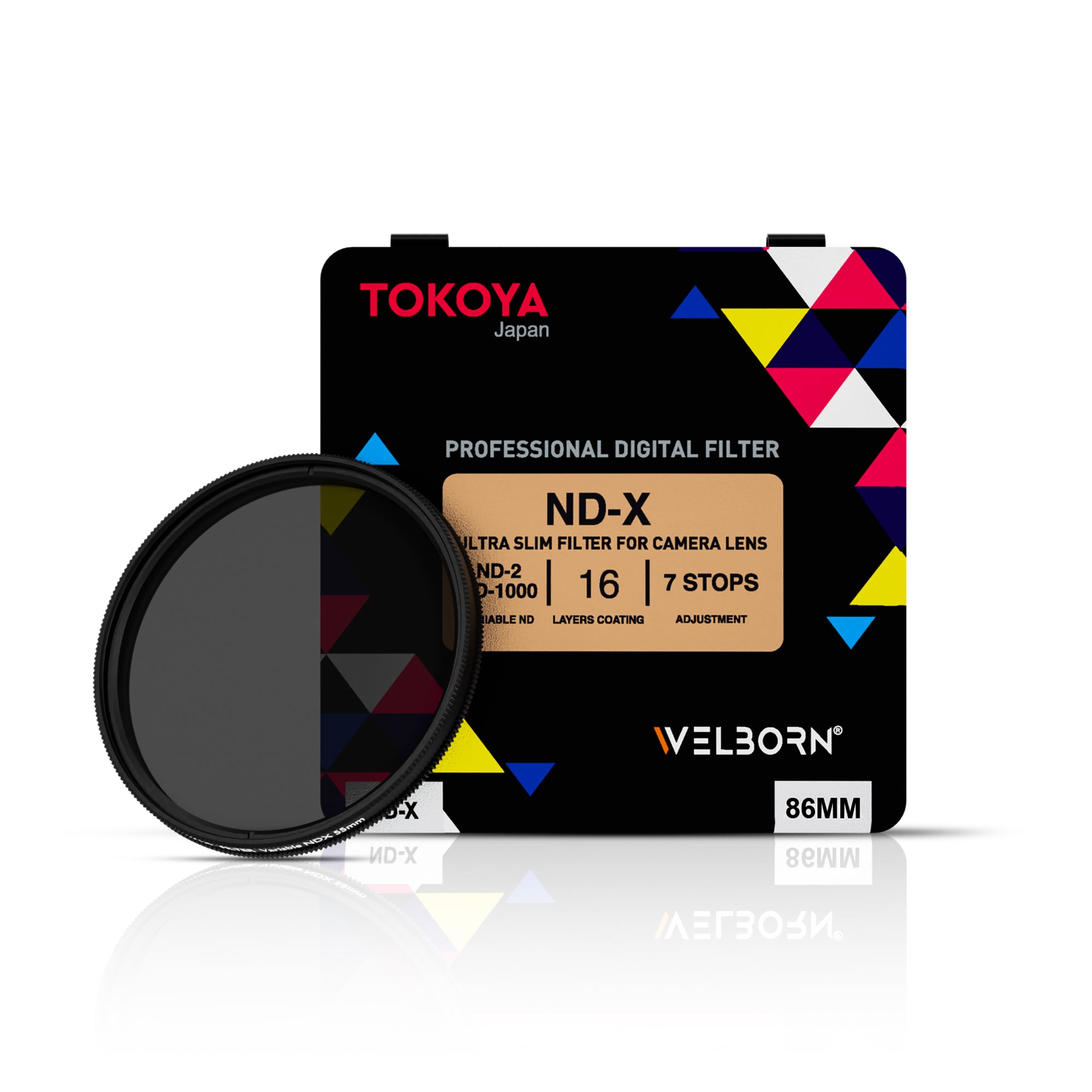 WELBORN Tokoya ND2 to ND400 Variable Neutral Density Filter