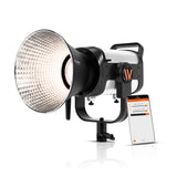 Welborn VL-300B LED COB Light with App Control 18CM Reflector 300W - 3200K-5600K Adjustable Color Temperature, AC Powered, Ideal for Photography & Video Shooting