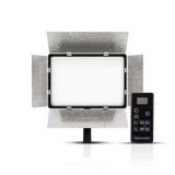 Welborn 35W LED Video Panel Light, Bi-Color 3200K–5600K, High CRI Studio Light for YouTube, Photography, Adjustable Brightness, Remote Control, DC & Battery Dual Power Supply (WB-LP600BR)