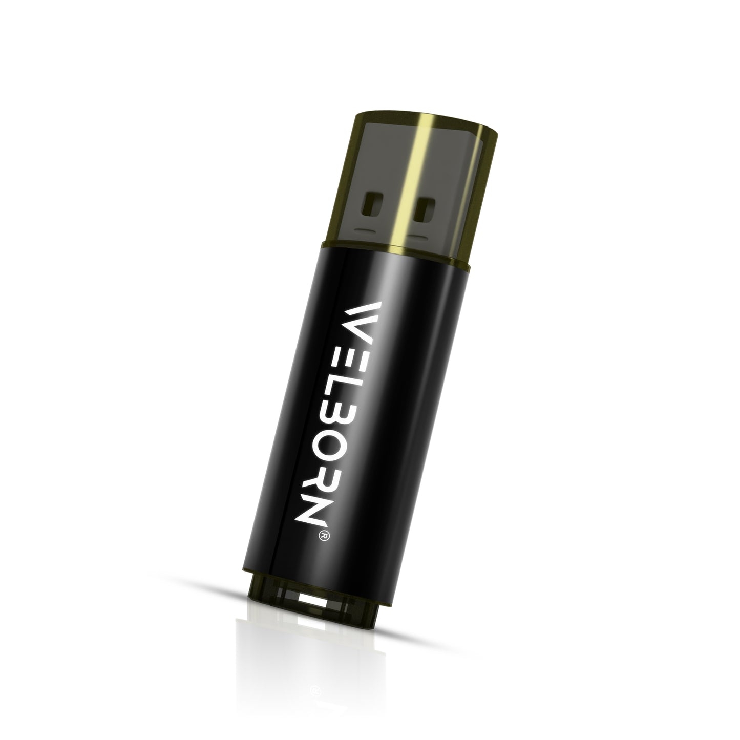 Welborn USB 3.2 Gen 1 Metal Flash Drive – Fast Transfer Speed, Magnetic Body, Temperature/X-Ray Protection, for Phone, Tablet & Laptop