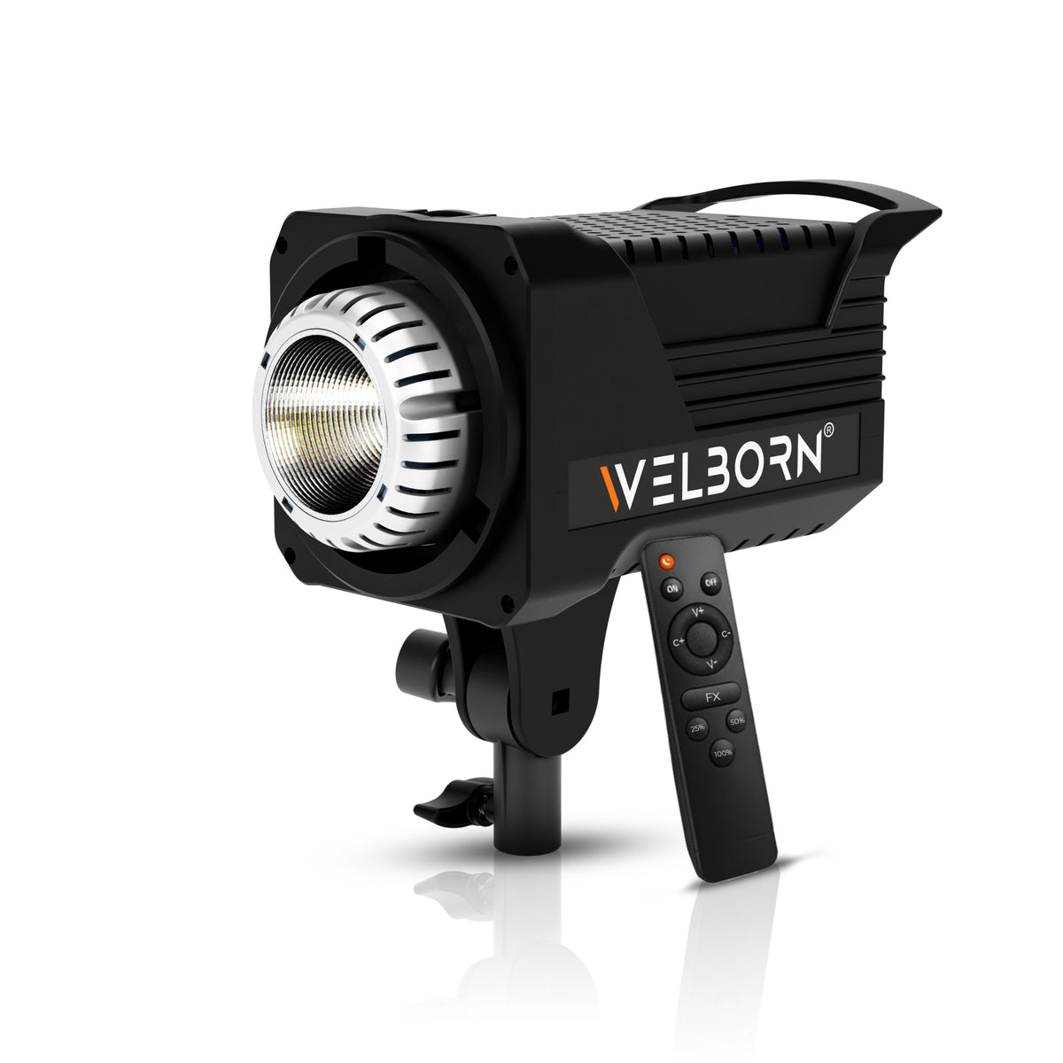 WELBORN 180W Bi-Color COB LED Video Light | Dual Color Professional Continuous Lighting | Remote Control | 96+ CRI & TLCI | Adjustable Brightness | Studio Light for Photography, Videography, YouTube & Film Production