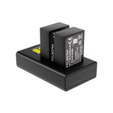 WELBORN Dual EN-EL25 Batteries with Charger combo pack for Nikon Mirrorless Cameras (Z30 / Z50 / Z fc)