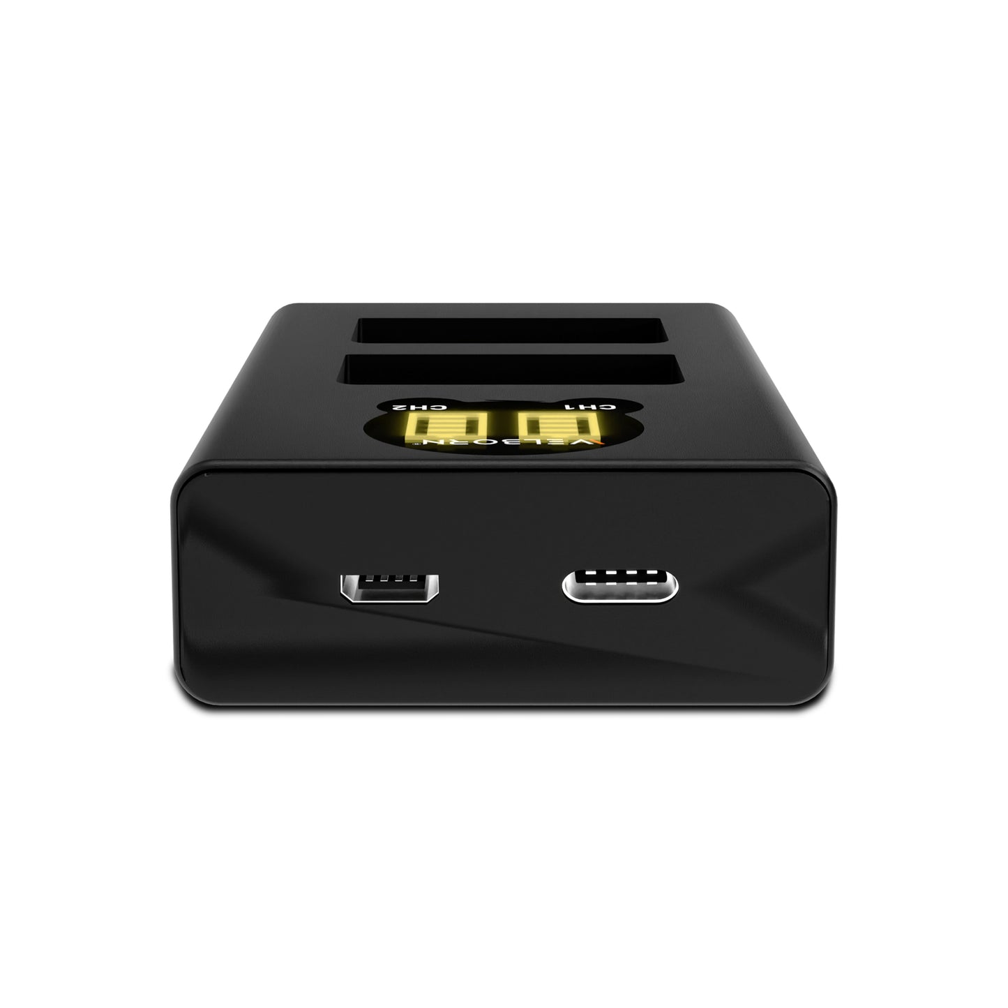 Welborn EN-EL25 Dual Camera Battery Charger with LCD Display, USB Powered Charger Compatible with Nikon Z50, Z30, Zfc Mirrorless Cameras