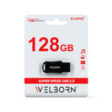 Welborn Plastic Pen Drive 2.0 – Portable Flash Drive for Laptop & Smart TV