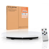 WELBORN 36cm Product Photography Turntable | 25KG Load Capacity | 360° Two-Way Rotation | Up to 4 RPM Adjustable Speed | Remote Control | USB Type-C Charging | Rotating Display Stand for Product Photography, Videography & E-Commerce