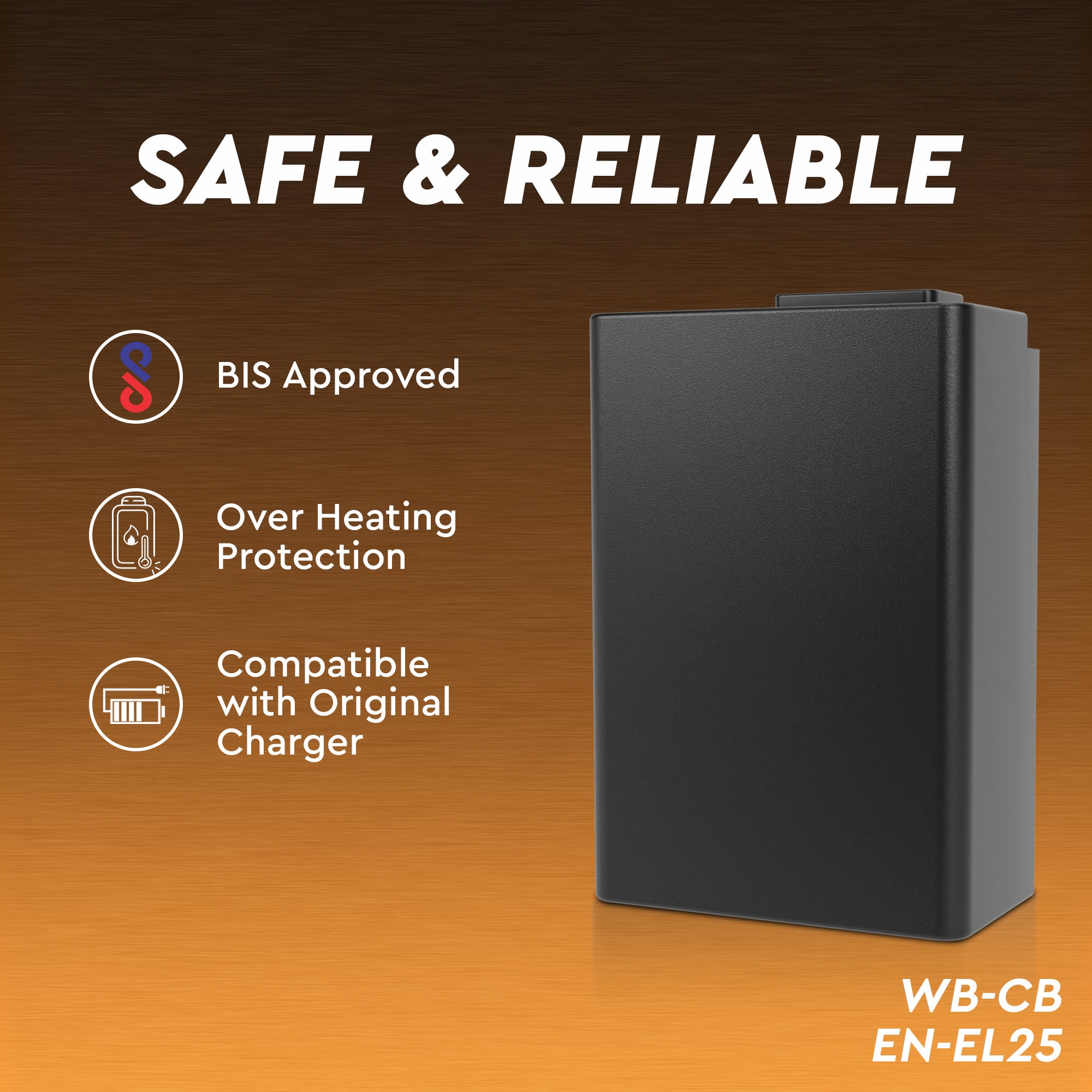 Welborn Camera Battery for Nikon EN-EL25 Battery Compatible with Nikon Z50 and Z Series Cameras