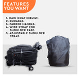 WELBORN Camera Bag (B05) for Photography Travel – Padded Protective Camera Shoulder Bag