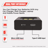WELBORN EN-EL15 Dual Battery Charger Combo for Nikon Digital Camera D7000, D7100, D7200, D850, D750, D810, D500