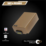 Welborn EN-EL25 (4000 mAH) Platinum Lithium-ion Battery with C Type USB Charging Port Compatible with Nikon Z50, Z Series Camera Battery