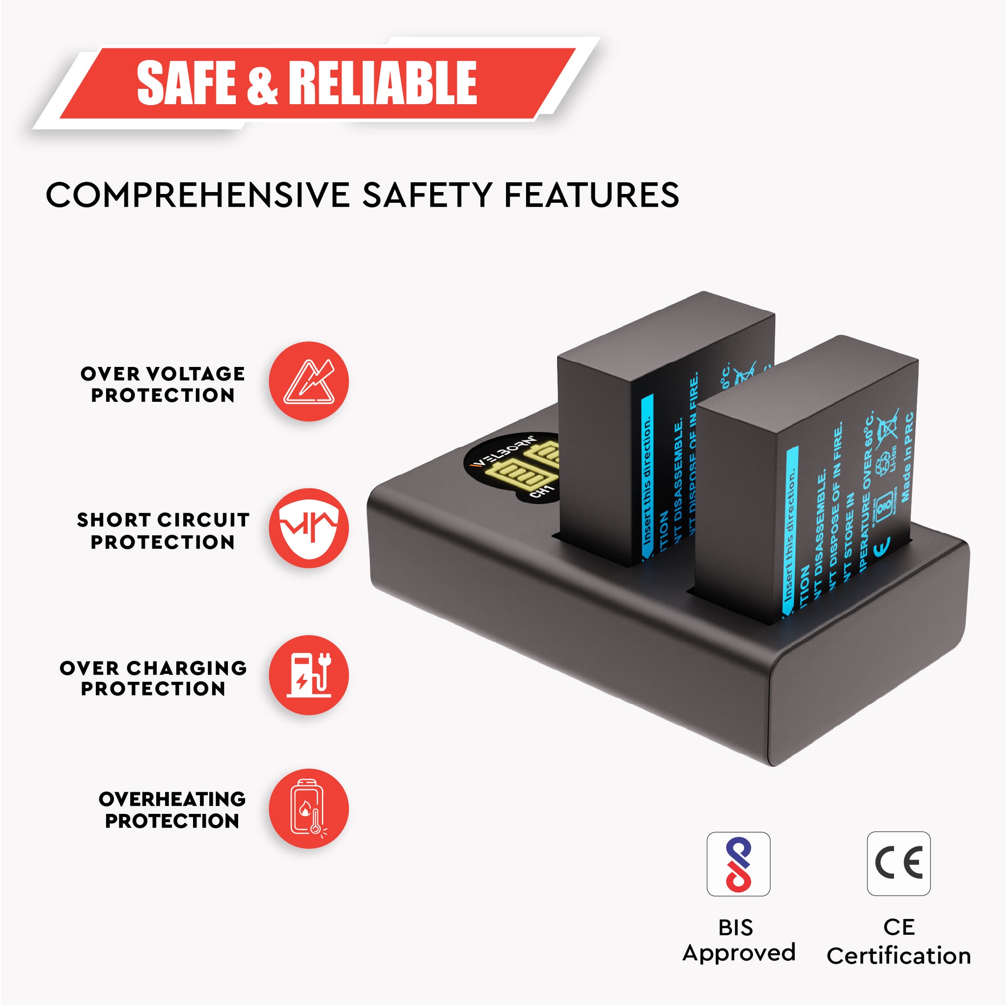 WELBORN NP-W126s Dual Battery and Charger Combo