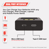 WELBORN NP-W126s Dual Battery and Charger Combo