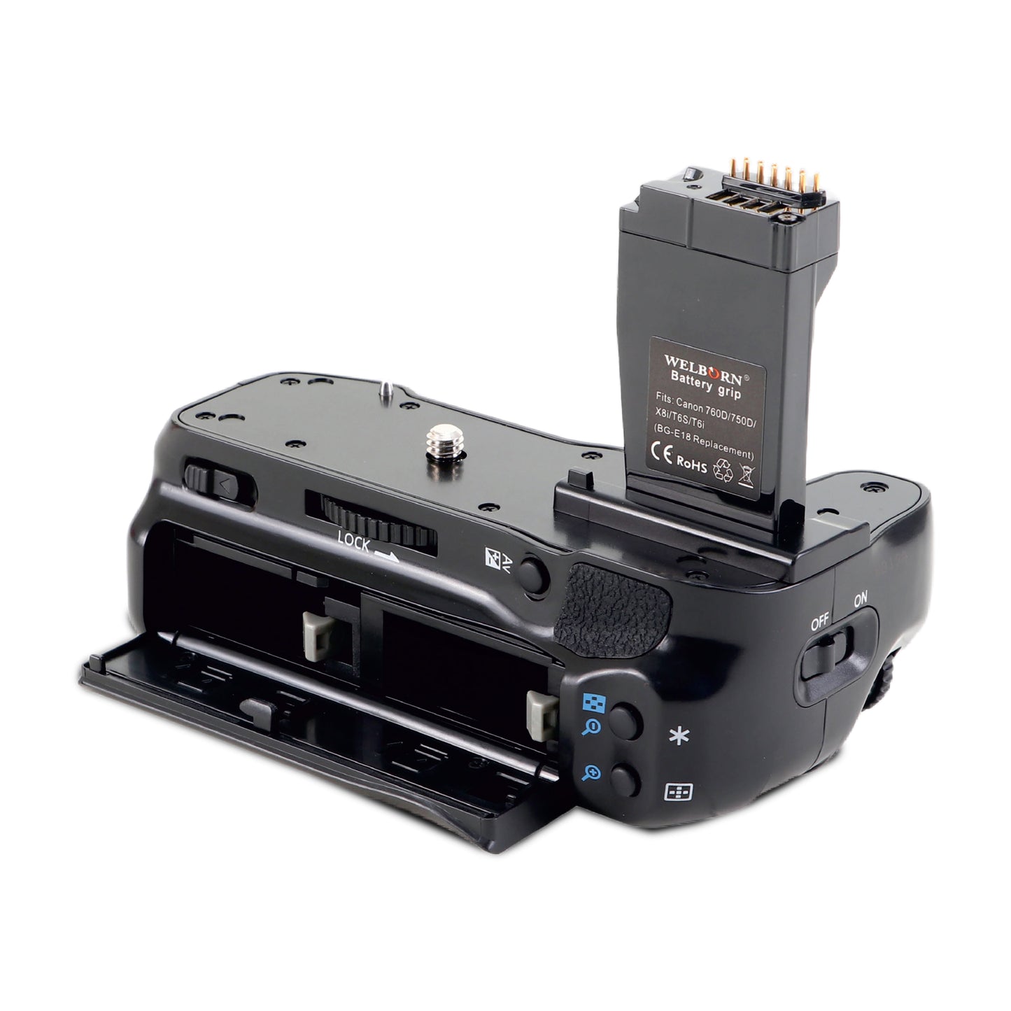 WELBORN BG-BGE18 Battery Grip for Canon EOS – Professional Control for Portrait & Event Photography