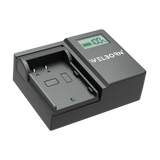 WELBORN LCD Camera Battery Charger for Panasonic Camera Battery BLF19 Compatible With Panasonic Lumix GH3, GH4, GH5, G9 Cameras