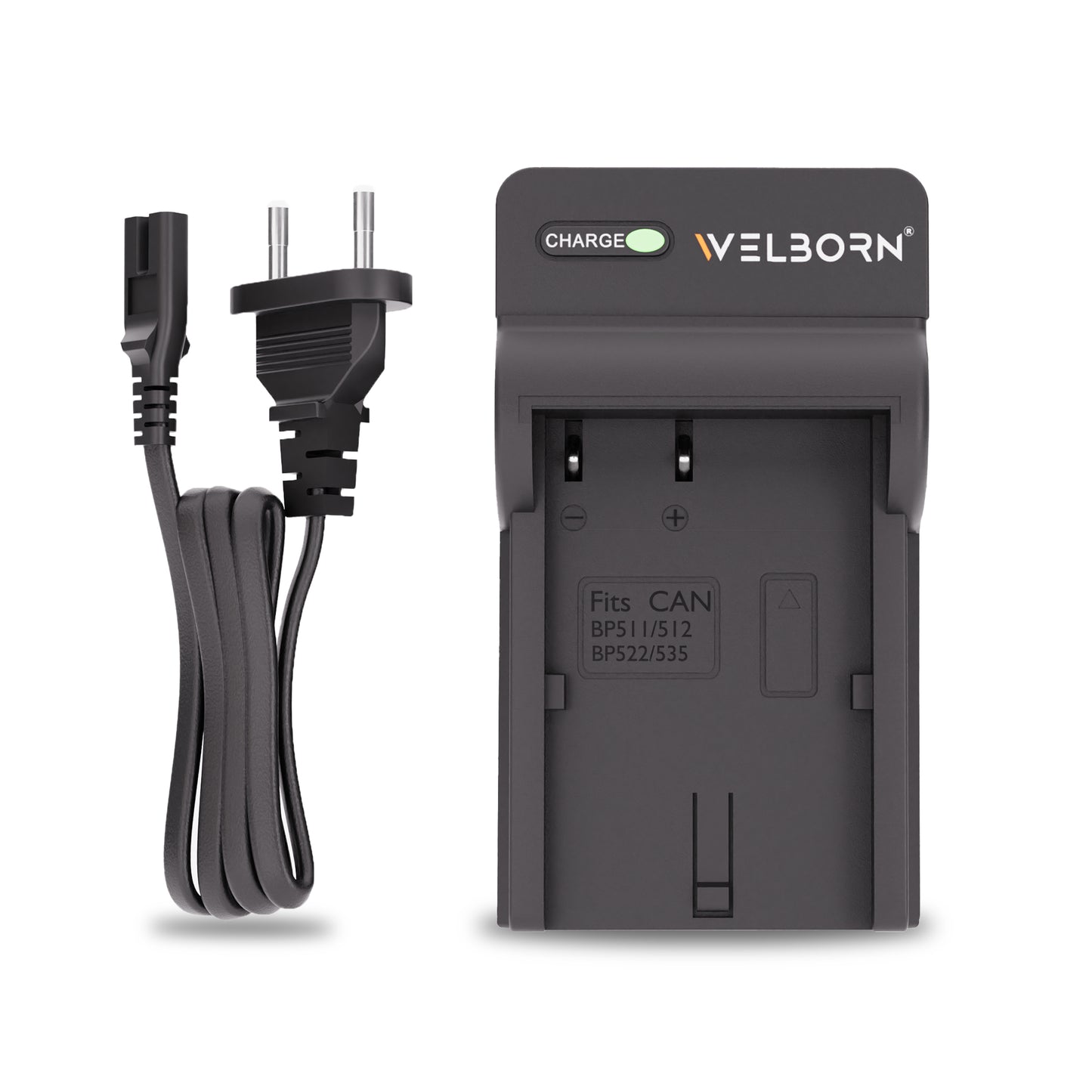 Welborn Camera Battery Charger for Canon BP-511 Battery Compatible with Canon EOS 10D, 20D, 30D, 40D, 50D, 5D Digital Cameras