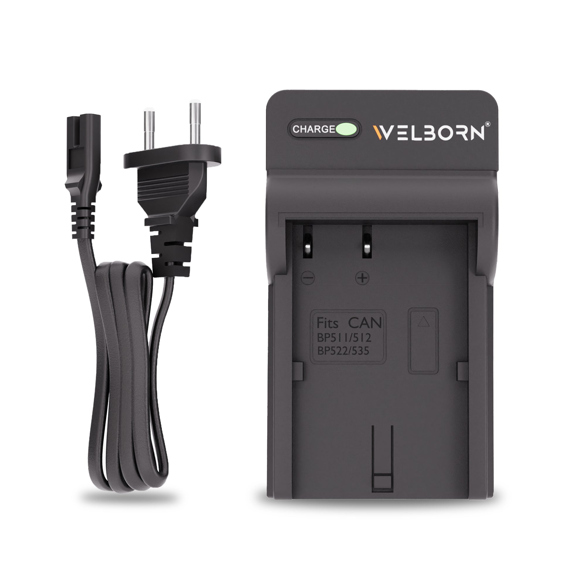 Welborn Camera Battery Charger for Canon BP-511 Battery Compatible with Canon EOS 10D, 20D, 30D, 40D, 50D, 5D Digital Cameras
