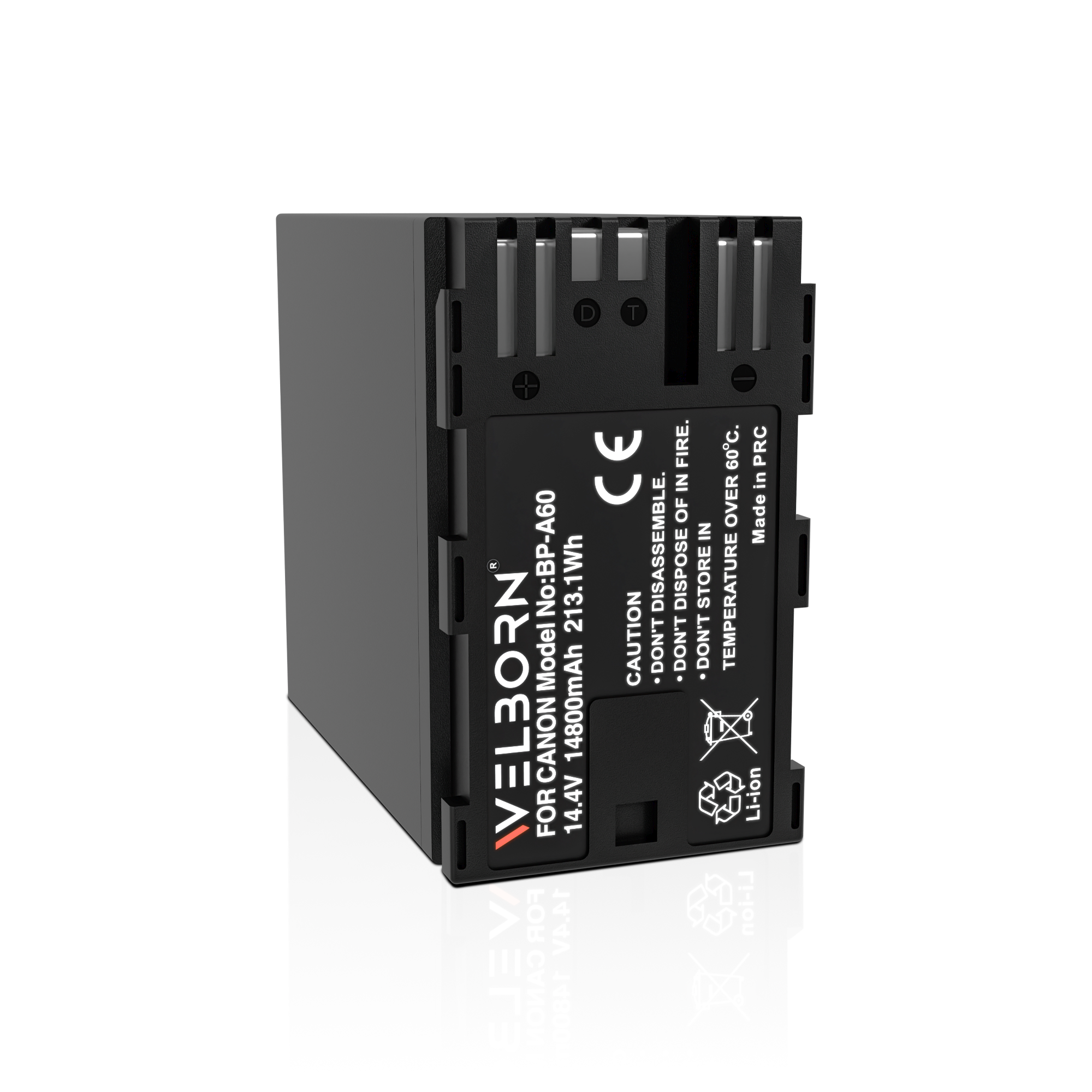 WELBORN BP-A60 Rechargeable Battery Pack Compatible with Canon EOS C70, C500 Mark II, C300, C300 Mark II, C200,XF705 | Canon Camera Battery