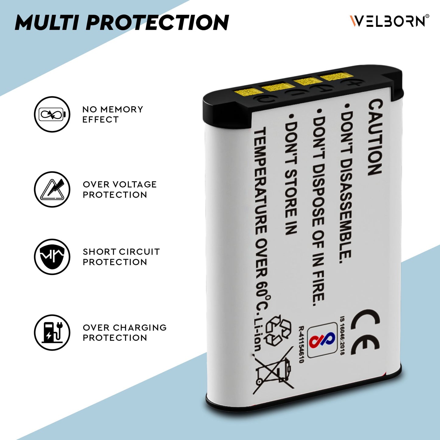 WELBORN NP-BX1 Jumbo (1600 mAh) Rechargable Battery Pack