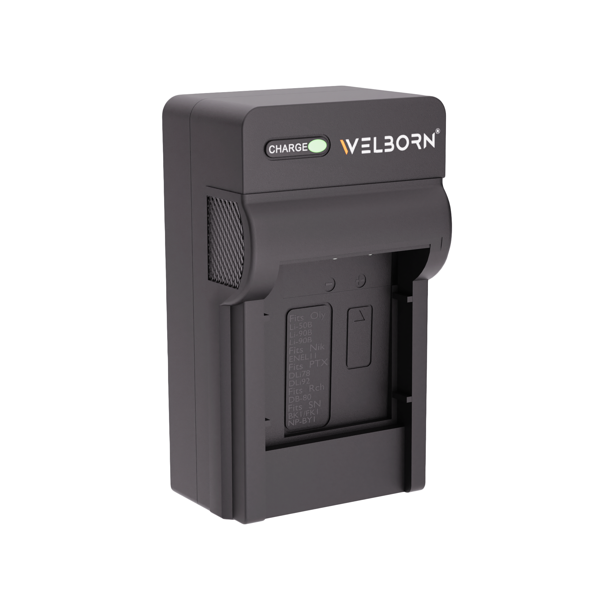 WELBORN Camera Battery Charger for Sony NP-BY1 Battery Compatible with Sony Action Cameras | Fast Charging & Compact Power Adapter