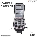 WELBORN Camera Bag (B10) for Photographers – Compact Padded Camera Carry Solution