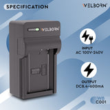 WELBORN Camera Battery Charger for LP-E10 Battery for T3, T5, T6, T7, T100, 1100D 1200D 1300D 1500D 2000D 3000D 4000D