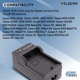 Welborn Camera Battery Fast Charger for LP-E5 | High-Speed Charger for DSLR Camera Battery