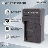 Welborn Camera Battery Charger for BD1 Battery Compatible with Panasonic PV-BP18, PV-BP15, PV-BP22 Camcorder Batteries
