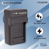 Welborn Camera Battery Charger for Canon Camera Battery NB-8L Compatible with Canon PowerShot A2200, A3000, A3100, A3200, A3300 Cameras