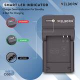 Welborn Camera Battery Charger for Canon Camera Battery NB-8L Compatible with Canon PowerShot A2200, A3000, A3100, A3200, A3300 Cameras