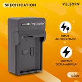 Welborn EN-EL15 Camera Battery Charger for Z7 Z7 Z6 Z6 Z5 D850 D810 D810E D810A D780 D750 D7500 D7200 D7100 D610 D600 D500 More
